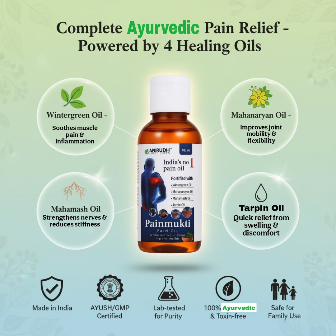 Ayurvedic Painmukti pain oil,100ml